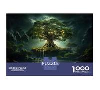 Rompecabezas De 1000 Piezas para Adolescentes Enchanted Forest Glowing Tree Rompecabezas para Adultos Juego Práctico Decoración De Pared Oferta como Regalos para Toda La Familia 38x26cm/1000pcs