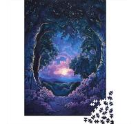 Rompecabezas De 1000 Piezas para Adolescentes Enchanted Forest Pathway Rompecabezas para Adultos Juego Familiar Análisis Y Lógica Actividades Divertidas En Casa 38x26cm/1000pcs