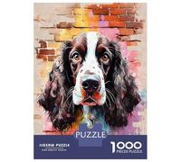 Rompecabezas De 1000 Piezas para Adolescentes English Springer Spaniel Rompecabezas Juegos Relajantes Análisis Y Lógica Reducción del Estrés Regalos 52x38cm/1000pcs