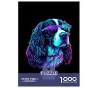 Rompecabezas De 1000 Piezas para Adolescentes English Springer Spaniel Rompecabezas para Adultos Juego Familiar Desafío Difícil Interacción Entre Padres E Hijos 70x50cm/1000pcs