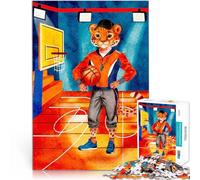 Rompecabezas de 1000 Piezas para Adolescentes Entrenador de Guepardo Juguetes de Juego desafiantes Grandes Regalos y Juguetes 38x26cm