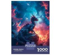 Rompecabezas De 1000 Piezas para Adolescentes Epic Fantasy Cosmic Dragon Rompecabezas para Adultos Juego Familiar Pero Divertido Y Humorístico Desafiante De Completar 70x50cm/1000pcs