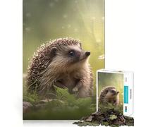 Rompecabezas de 1000 Piezas para Adolescentes Erizo bebé,Corte Suave,Juego de lógica,Tiempo de Juego Relajante,Regalo de cumpleaños para Aficionados (50x75cm)