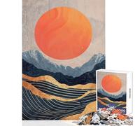 Rompecabezas de 1000 Piezas para Adolescentes Esfera Carmesí Juegos Educativos Juguete Educativo Decoración de Pared Mejora del Amor Entre Parejas (50X75CM)