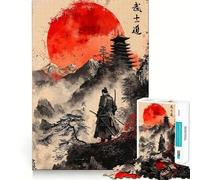 Rompecabezas de 1000 Piezas para Adolescentes,espíritu samurái Bushido,Juego de Bordes limpios,Juguete de Desarrollo cognitivo,Juego de Entretenimiento,decoración navideña,Regalo (38x52cm)