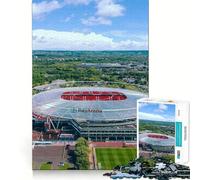 Rompecabezas de 1000 Piezas para Adolescentes,Estadio Bayer Leverkusen,articulaciones Suaves,diversión cognitiva,Juego Casual,Tiempo Libre,Regalo Festivo (50x75cm)