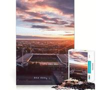 Rompecabezas de 1000 Piezas para Adolescentes Estadio Vonovia de Bochum Diseño de Corte preciso Juego Que estimula la Mente,Ideal para Relajarse o para Disfrutar de la Navidad 38x26cm
