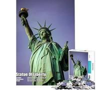Rompecabezas de 1000 Piezas para Adolescentes Estatua de la Libertad en Primer Plano desafío de Inteligencia Cerebral Juguetes adictivos Juegos relajantes decoración de Pared Excelentes Regalos