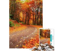 Rompecabezas de 1000 Piezas para Adolescentes Estilo Autumn Alley Ucrania desafío de Inteligencia Cerebral Juguetes adictivos Juegos Divertidos difícil excelente Regalo (tamaño 38x26cm)