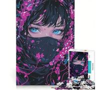 Rompecabezas de 1000 Piezas para Adolescentes, Estilo Cyberpunk, Cazador de Demonios, Juguete Educativo, Actividades Familiares, Regalo para Mujeres 50x75cm