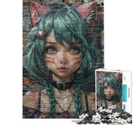 Rompecabezas de 1000 Piezas para Adolescentes Estilo Cyberpunk con diseño de Catwoman Rompecabezas para Adultos Ideal para armar desarrollar el Pensamiento lógico cumpleaños