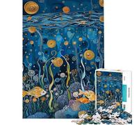 Rompecabezas de 1000 Piezas para Adolescentes Estilo Gustave Ocean póster para Adolescentes Juegos de relajación análisis y lógica Regalos de cumpleaños y únicos (tamaño 50x75cm)