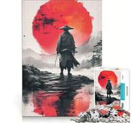 Rompecabezas de 1000 Piezas para Adolescentes, Estilo japonés, Negro, Rojo, Naturaleza, Juego Imposible, Entrena tu Cerebro y Tus Manos, Regalo de cumpleaños, Regalos 38x26cm