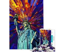 Rompecabezas de 1000 Piezas para Adolescentes Estilo Liberty Picasso Arte para Adultos Juegos relajantes Mejora la Memoria dificultad y desafío (tamaño 38x52cm)