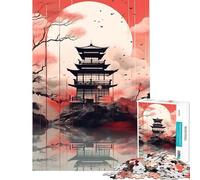 Rompecabezas de 1000 Piezas para Adolescentes Estilo Retro japonés Ideal para Juegos Familiares Juguetes educativos y Regalos de Amigo Invisible Parejas (tamaño 38x26cm)