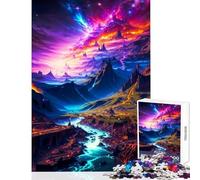 Rompecabezas de 1000 Piezas para Adolescentes Estrellas Rosas decoración del hogar Juguetes Regalo Divertido Juego práctico Cada Pieza es única - Tamaño 38x26cm