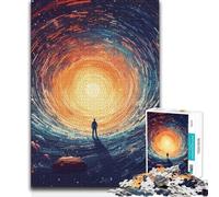 Rompecabezas de 1000 Piezas para Adolescentes, Event Horizon, Vacaciones en casa, para Matar el Tiempo, Regalo de cumpleaños para Mayores de 14 años, 38x26cm