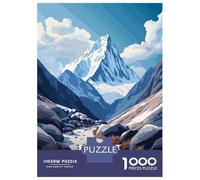 Rompecabezas De 1000 Piezas para Adolescentes Everest Base Camp Trek Nepal Rompecabezas De Juguete para Decoración De Pared Desafío Difícil Regalo De Cumpleaños, Regalos, 70x50cm/1000pcs
