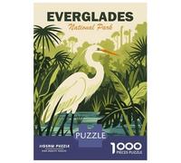 Rompecabezas De 1000 Piezas para Adolescentes Everglades National Park Rompecabezas para Adultos Juegos Divertidos Decoración Ayuda A Ejercitar El Cerebro 38x26cm/1000pcs