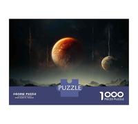 Rompecabezas De 1000 Piezas para Adolescentes Exoplanet Landscape Alien Worlds Rompecabezas Juegos Divertidos Carrera De Velocidad Manual Cumpleaños 70x50cm/1000pcs