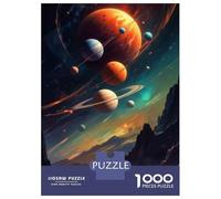 Rompecabezas De 1000 Piezas para Adolescentes Explore The Universe Space Adventure Rompecabezas para Adultos Juego Familiar Análisis Y Lógica Interacción Entre Padres E Hijos 38x26cm/1000pcs