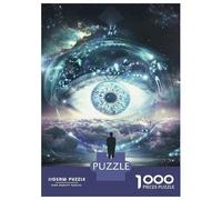 Rompecabezas De 1000 Piezas para Adolescentes Explore The Universe with Our Cosmic Eye Glasses! Rompecabezas Juegos Relajantes Análisis Y Lógica Juego Desafiante Regalos 38x26cm/1000pcs