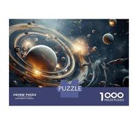 Rompecabezas De 1000 Piezas para Adolescentes Exploring The Cosmic Wonders of Our Galaxy Rompecabezas para Adultos Juegos Relajantes Mejora La Memoria Ayuda A Ejercitar El Cerebro 52x38cm/1000pcs