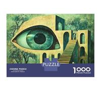 Rompecabezas De 1000 Piezas para Adolescentes Eye-Catching Surreal Artwork Rompecabezas para Adultos Juegos Relajantes Ensamblaje De Patrones Regalos De Cumpleaños Y Únicos 38x26cm/1000pcs