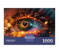 Rompecabezas De 1000 Piezas para Adolescentes Eye of Fire Ignite Passion & Vision Rompecabezas para Adultos Juegos Familiares Mejora La Memoria Cumpleaños Y Navidad 70x50cm/1000pcs