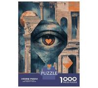 Rompecabezas De 1000 Piezas para Adolescentes Eye of The Soul Rompecabezas para Adultos Juguetes Antiestrés Desafío Difícil Desafiante De Completar 52x38cm/1000pcs