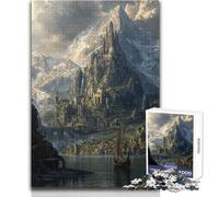 Rompecabezas de 1000 Piezas para Adolescentes: Fading Light of The Ancients, Juego Educativo de Aprendizaje, Ideal para cumpleaños (tamaño 50x75cm)