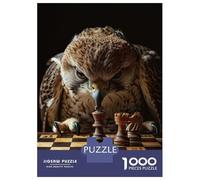 Rompecabezas De 1000 Piezas para Adolescentes Falcon Chess Rompecabezas Juegos Relajantes Regalos para Mujeres Cumpleaños 38x26cm/1000pcs