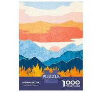 Rompecabezas De 1000 Piezas para Adolescentes Fall Retro Vista Rompecabezas para Adultos Juego Práctico Regalo De Cumpleaños Regalos De Cumpleaños Únicos 52x38cm/1000pcs