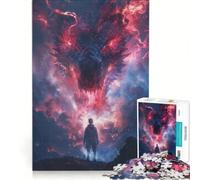 Rompecabezas de 1000 Piezas para Adolescentes: Fantasía, Dragones, Furia, Lucha, Juegos relajantes, Reto para completar, Mejora el Amor Entre Parejas 38x52cm