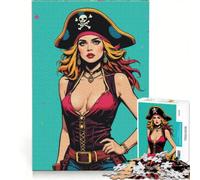 Rompecabezas de 1000 Piezas para Adolescentes, fantasía, Mujeres Piratas, Juegos Familiares, Divertidos y con Humor, Ideales para Decorar el Escritorio 50x75cm