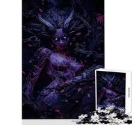 Rompecabezas de 1000 Piezas para Adolescentes fantasía Oscura Demonio decoración del hogar Juguetes Regalo de cumpleaños Juego práctico interacción Entre Padres e Hijos tamaño 38x26cm