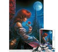 Rompecabezas de 1000 Piezas para Adolescentes fantasía Romance decoración del hogar Juguetes Ideas de Regalos Juegos de relajación Lista de Deseos con Papá Noel Tamaño 50x75cm
