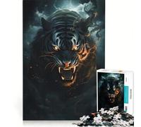 Rompecabezas de 1000 Piezas para Adolescentes, fantasía, Tigre de Big WB, Juego práctico, desafío difícil, colección de Artistas, Bellas Artes 38x26cm