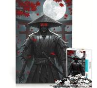 Rompecabezas de 1000 Piezas para Adolescentes Fantasma Samurai Asesino, Decoración de Pared de Juguete, para diversión Familiar, para Fortalecer el Amor Entre Parejas 38x26cm