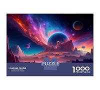 Rompecabezas De 1000 Piezas para Adolescentes Fantasy Alien Planet Landscape -1 Rompecabezas para Adultos Juguete Decoración De Pared Patrón De Montaje Gran Regalo para Jugar 38x26cm/1000pcs