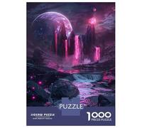 Rompecabezas De 1000 Piezas para Adolescentes Fantasy Alien Planet Landscape Rompecabezas para Adultos Juego Práctico Decoración De Pared Oferta como Regalos para Toda La Familia 52x38cm/1000pcs