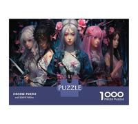 Rompecabezas De 1000 Piezas para Adolescentes Fantasy Anime Women Artwork Rompecabezas para Adultos Juego Práctico Pero Divertido Y Humorístico Regalos para Reducir El Estrés 70x50cm/1000pcs