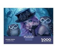 Rompecabezas De 1000 Piezas para Adolescentes Fantasy Art Fantasy Girl Rompecabezas para Adolescentes Juego De Ingenio Mejora La Memoria Diversión En Casa Actividades, 70x50cm/1000pcs