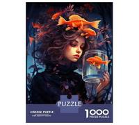 Rompecabezas De 1000 Piezas para Adolescentes Fantasy Artwork with Fish Rompecabezas para Adultos Juguete Decoración De Pared Decoración Difícil Y Desafiante 70x50cm/1000pcs