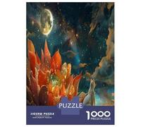 Rompecabezas De 1000 Piezas para Adolescentes Fantasy Cat Night Sky Rompecabezas Juegos Divertidos para La Diversión Familiar Oferta como Regalos para Toda La Familia 70x50cm/1000pcs