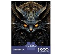 Rompecabezas De 1000 Piezas para Adolescentes Fantasy Dragon Wall Art Print-6 Rompecabezas para Adultos Juguete Decoración De Pared Desafío Difícil Desafiante De Completar 52x38cm/1000pcs