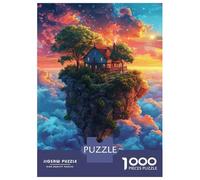 Rompecabezas De 1000 Piezas para Adolescentes Fantasy Floating Island House Rompecabezas Juegos Divertidos para La Diversión Familiar Oferta como Regalos para Toda La Familia 38x26cm/1000pcs