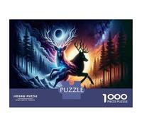 Rompecabezas De 1000 Piezas para Adolescentes Fantasy Forest Night Scene Rompecabezas para Adultos Juegos Relajantes Ensamblaje De Patrones Regalos De Cumpleaños Y Únicos 70x50cm/1000pcs