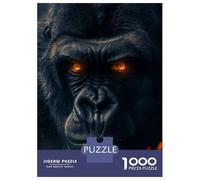 Rompecabezas De 1000 Piezas para Adolescentes Fantasy Gorilla Glowing Rompecabezas para Adolescentes Juguetes Antiestrés Patrón De Ensamblaje Desafío Educativo 52x38cm/1000pcs