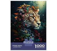 Rompecabezas De 1000 Piezas para Adolescentes Fantasy Magic Leopard Rompecabezas para Adolescentes Juegos Relajantes para La Diversión Familiar Juego Desafiante Regalos 70x50cm/1000pcs